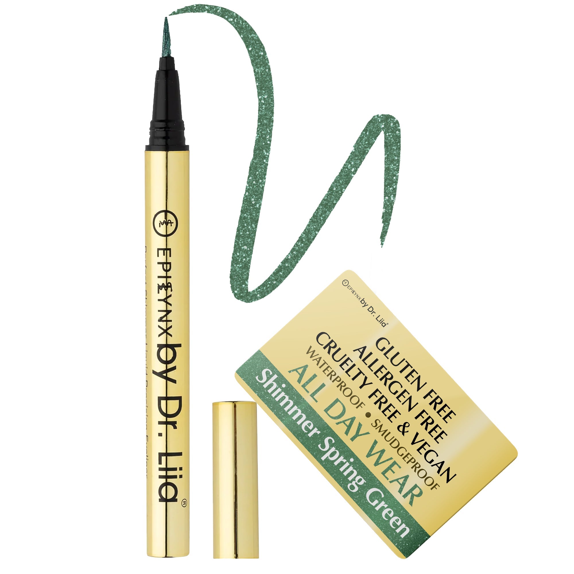 Waterproof Liquid Eyeliner Pen – Vegan, Gluten-Free, Smudge-Proof Precision in Matte & Shimmer Shades