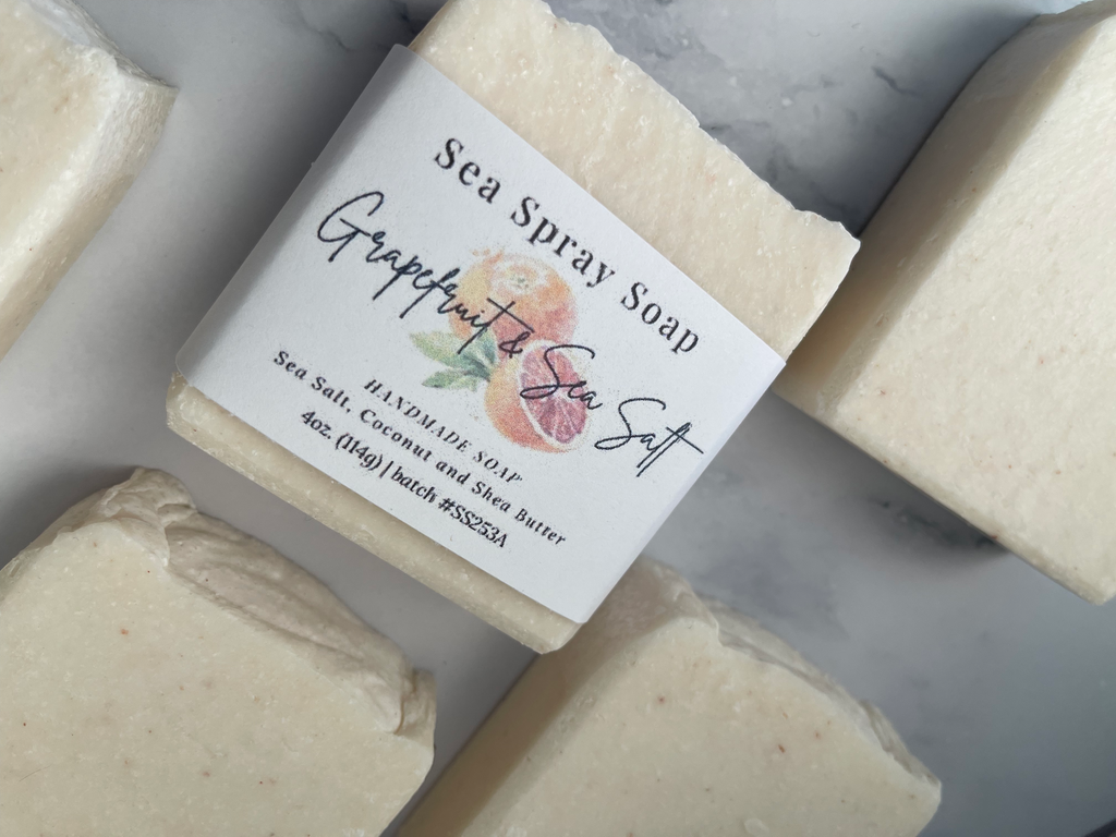 Grapefruit & Sea Salt Exfoliating Soap Bar