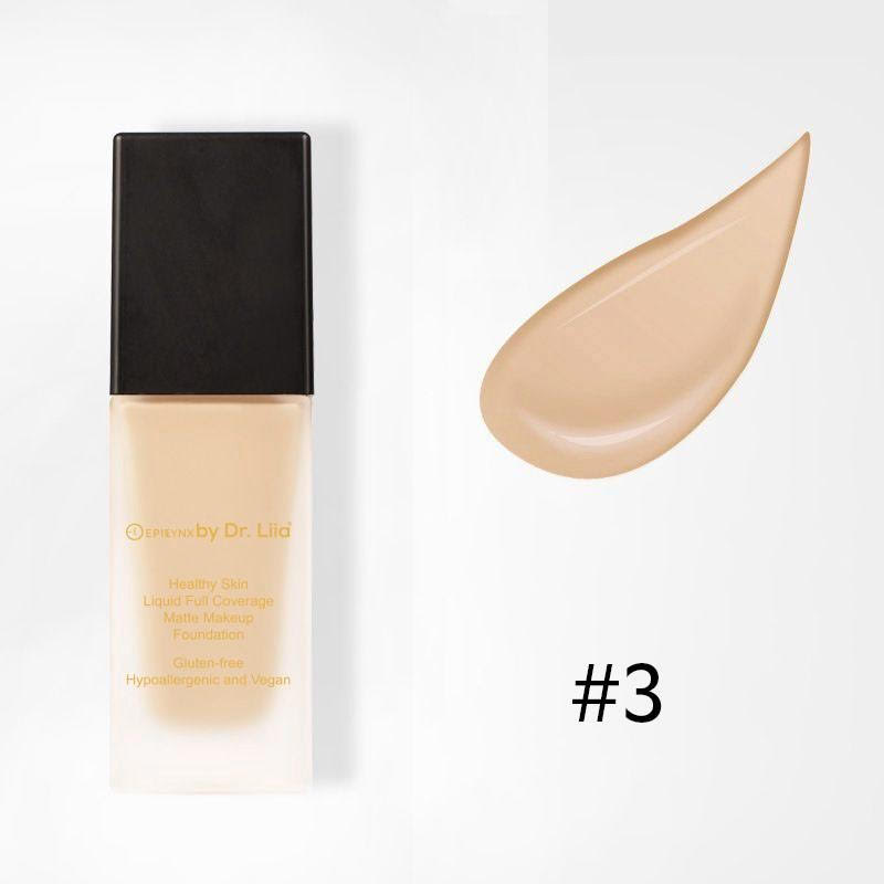 Healthy Skin Full Coverage Matte Foundation with SPF 30 – Vegan, Gluten-Free & Hydrating